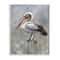 Stupell Industries Pelican Resting on Wooden Pillar Soft Grey Wood Wall Plaque